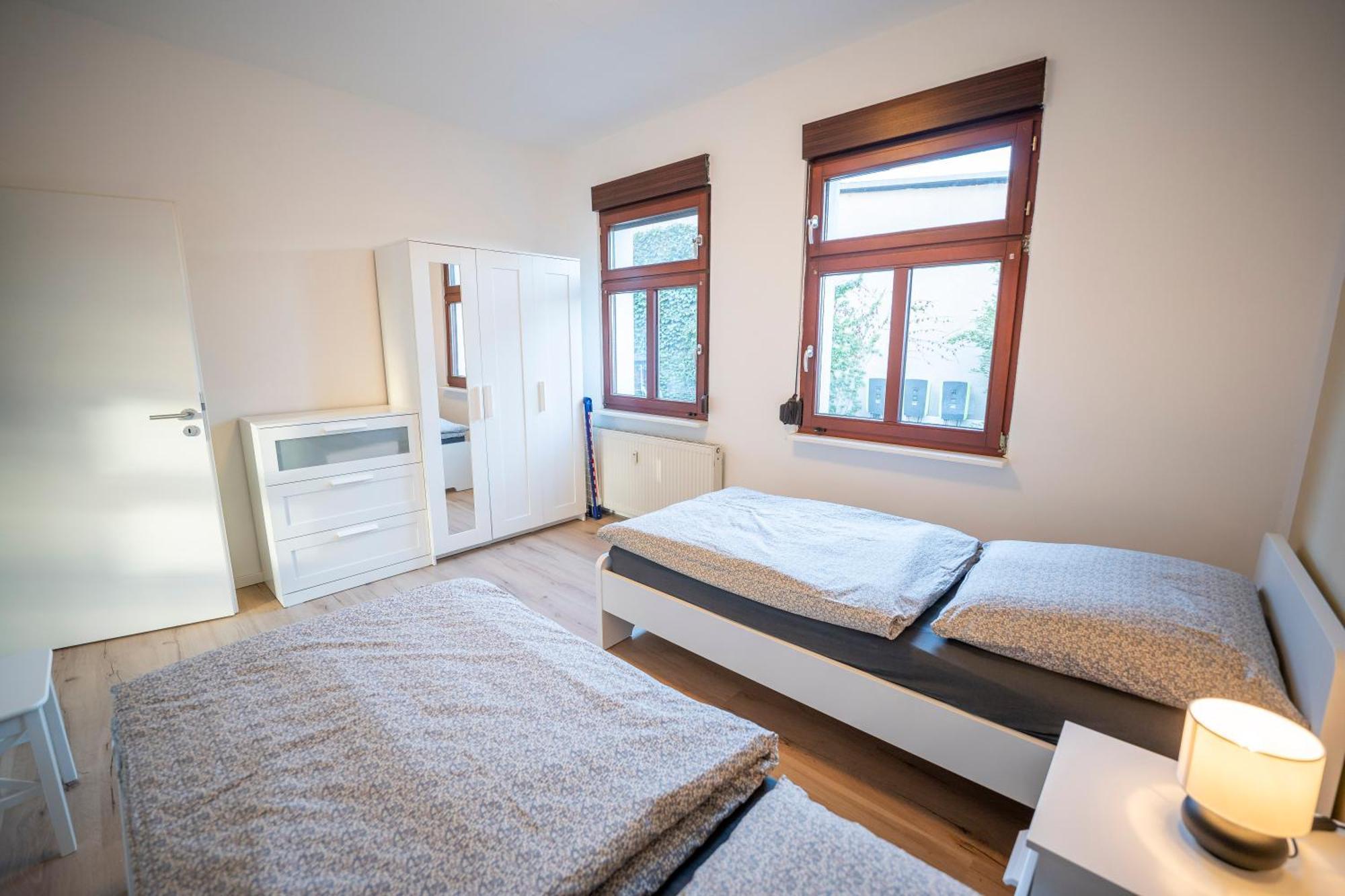 Апартаменты Haus Unterm Mammutbaum - Elberadweg Магдебург Экстерьер фото