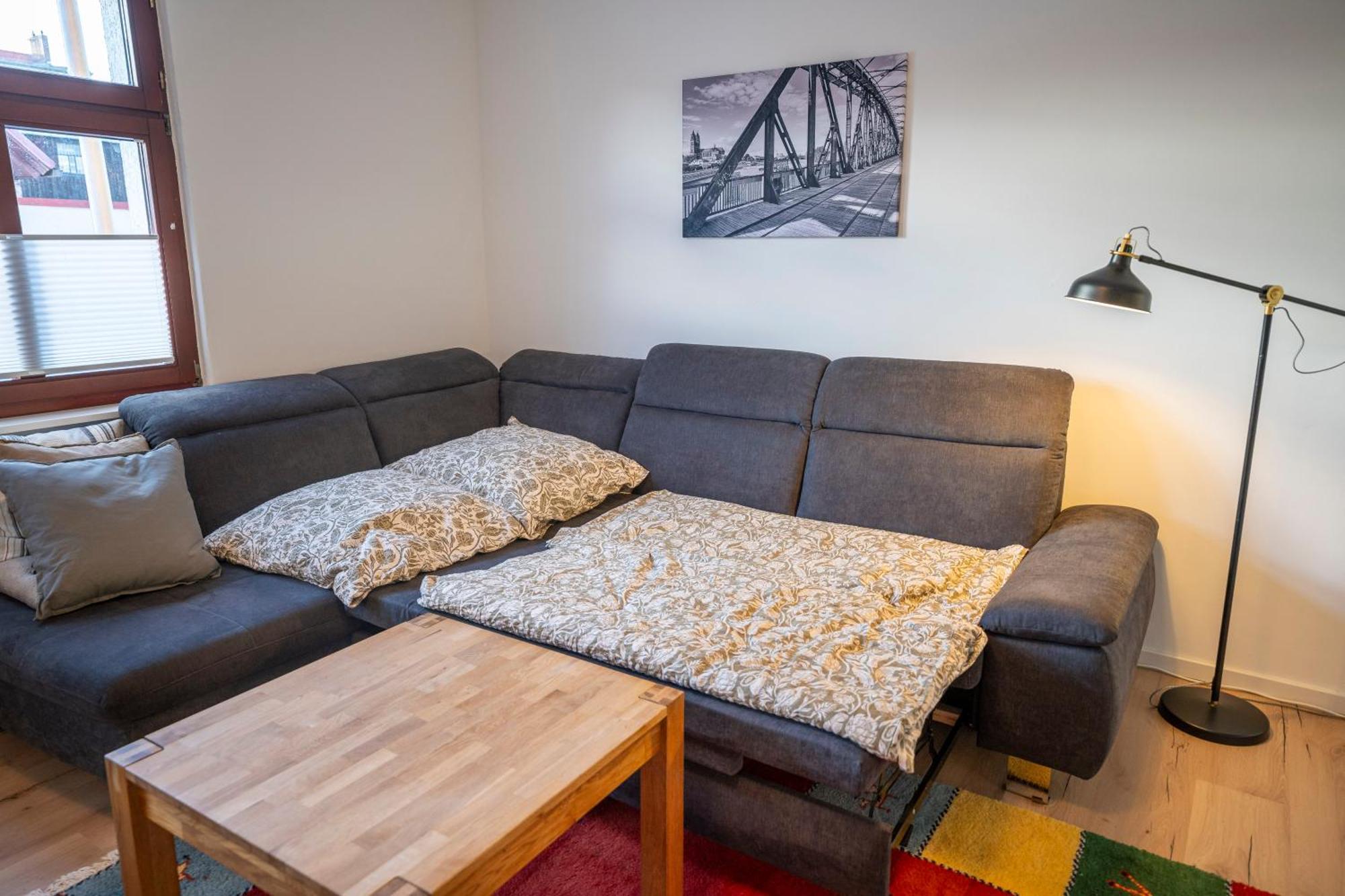 Апартаменты Haus Unterm Mammutbaum - Elberadweg Магдебург Экстерьер фото